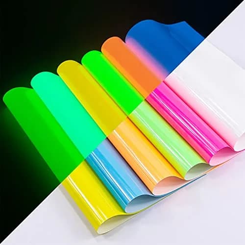 TransWonder Glow in The Dark Heat Transfer Vinyl 12"x10" | Glow Effect & Easy Weeding thumbnail 1