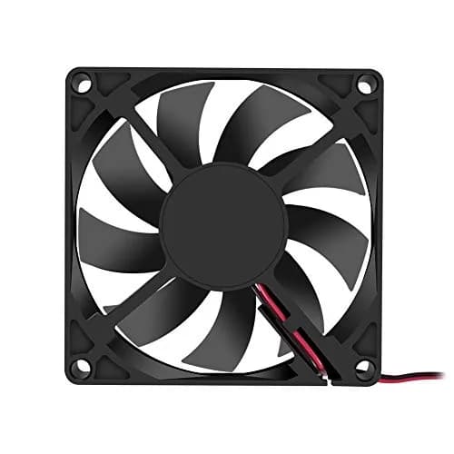 DORHEA 80x80x15mm Fan 12V 2Pin DC Brushless Cooling Case Fan for PC CPU Radiator (4-Pack) thumbnail 4