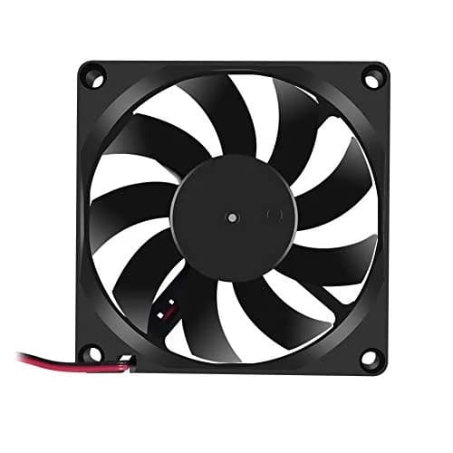 DORHEA 80x80x15mm Fan 12V 2Pin DC Brushless Cooling Case Fan for PC CPU Radiator (4-Pack) thumbnail 3