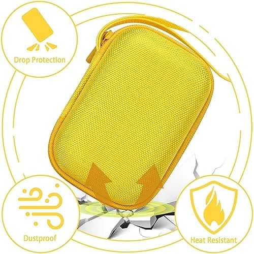 Aenllosi Hard Case for Kodak PIXPRO WPZ2 Rugged Digital Camera, Yellow | Water-Resistant, Impact-Proof Travel Case thumbnail 3