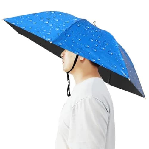 Bocampty Umbrella Hat, 37 inch UV Protection Sunshade for Fishing & Outdoors thumbnail 1