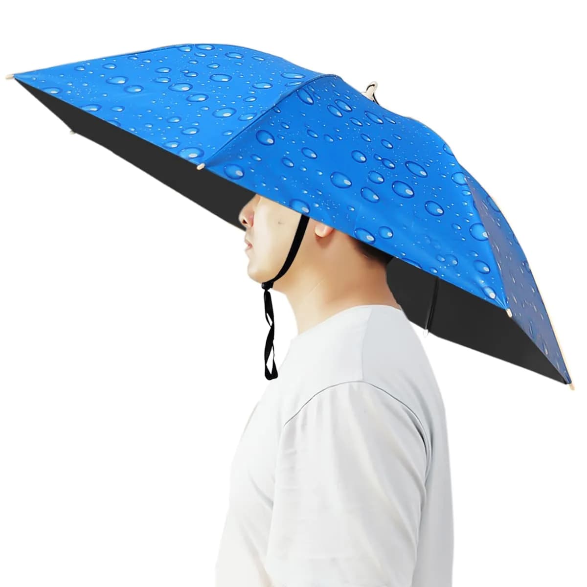 Bocampty Umbrella Hat, 37 inch UV Protection Sunshade for Fishing & Outdoors - main product image