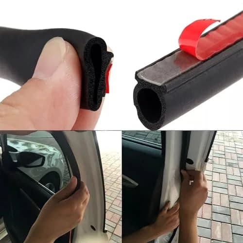 GoldWheel D-Shape Weather Stripping 1/2"×7/16" (13mm x 11mm) 25ft | Heavy Duty EPDM Rubber Seal for Automotive & Home thumbnail 5