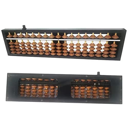 Vaupan 17-Column Abacus Soroban 26cm (10.2 inch) | Educational Math Tool with Reset Button thumbnail 5
