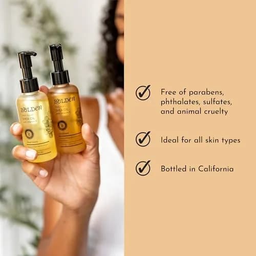BOLDEN Shea Oil with Vitamin E | 100% Natural | 100 ml (3.4 fl oz) | Fragrance-Free for Skin & Hair thumbnail 5