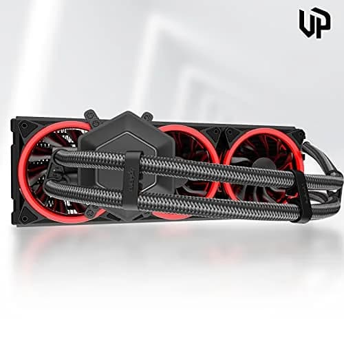 upHere Water Cooling Pipe Buckle Set 8 pcs | Compatible for Tubes Up to 13mm, Black thumbnail 6