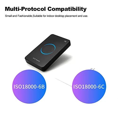 Archuu RF UHF RFID Card Reader Writer, 915MHz | Contactless USB Interface, 0.5m Reading Range thumbnail 3
