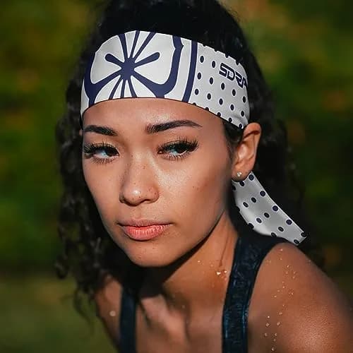 Suddora Daniel-San Lotus Headband Lightweight Breathable Tie Style Athletic Headband for Karate, Running, Cycling, Tennis, Versatile Head Gear for Ninja Costumes, Cosplay, Halloween | Moisture-Wicking & Stylish thumbnail 6