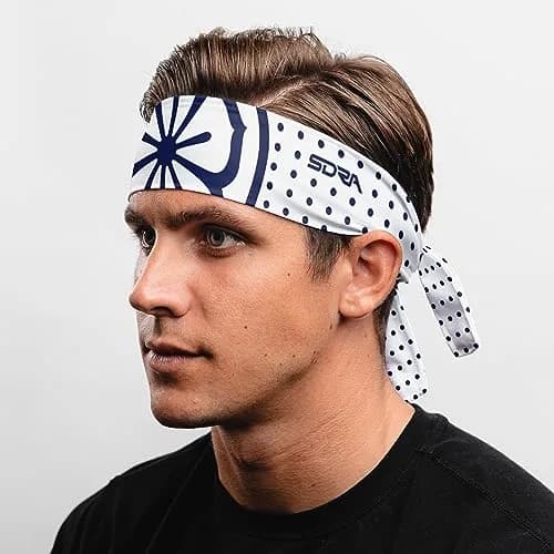 Suddora Daniel-San Lotus Headband Lightweight Breathable Tie Style Athletic Headband for Karate, Running, Cycling, Tennis, Versatile Head Gear for Ninja Costumes, Cosplay, Halloween | Moisture-Wicking & Stylish thumbnail 2