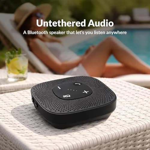 Cyber Acoustics SP-2000 USB Bluetooth Speakerphone with 360-Degree Mic | Clear Conference Calls & 12-Hour Battery thumbnail 4