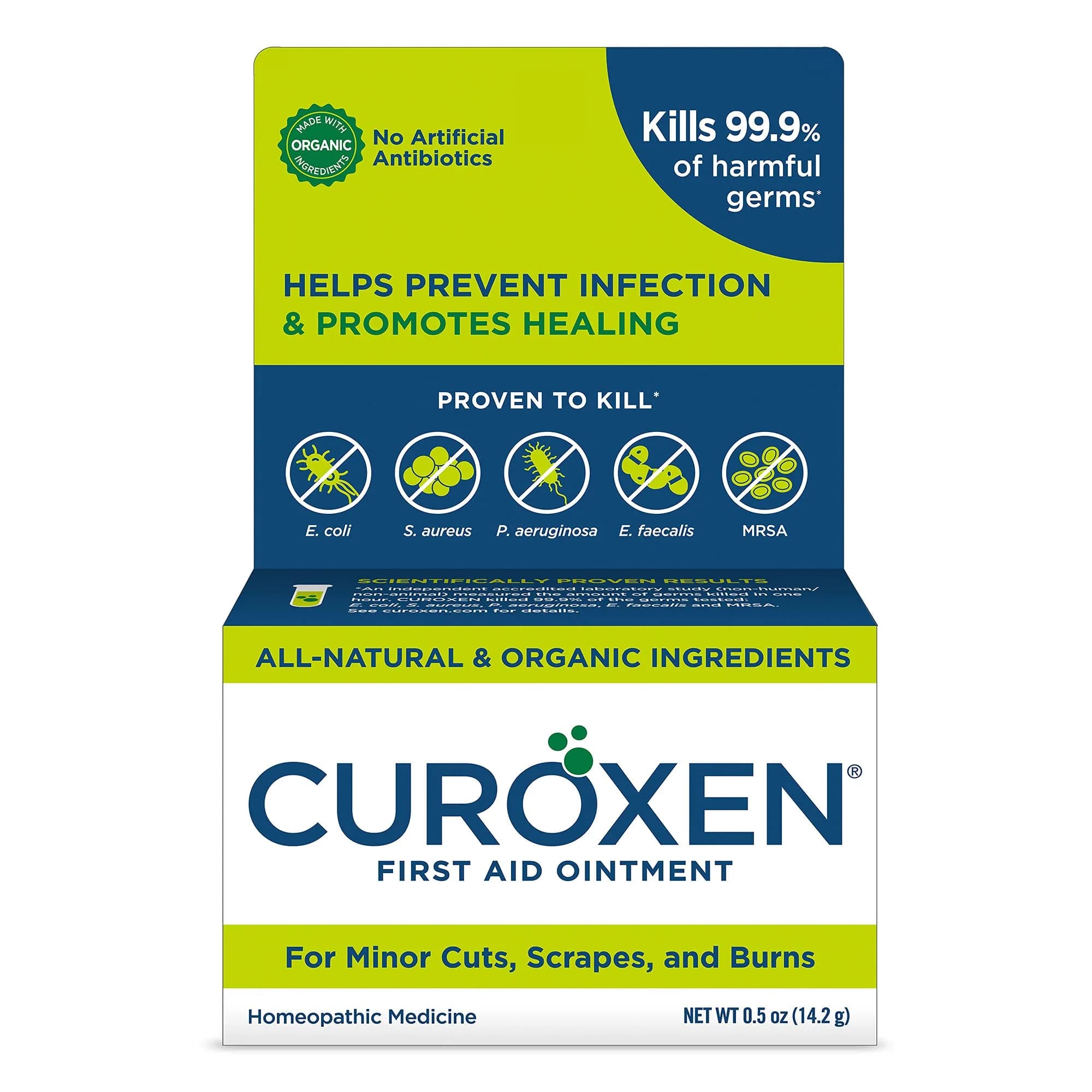 CUROXEN First Aid Ointment for Minor Cuts, Scrapes & Burns | Organic, All-Natural Skin Protectant - main product image