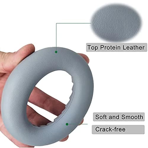 Luckvan Replacement Ear Pads for Bose 700 Headphones - NC700 Ear Pads Cushion Silver (2-Pack, 7.6cm x 10.2cm x 1.3cm) thumbnail 3