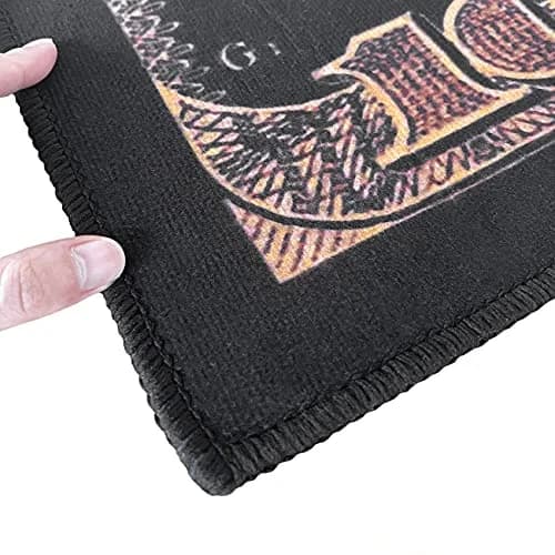 GUBIYU Black Bathroom Rug Runner - Money Bills Design, Non-Slip, Water Absorption, Modern Style, 60cm x 90cm thumbnail 6