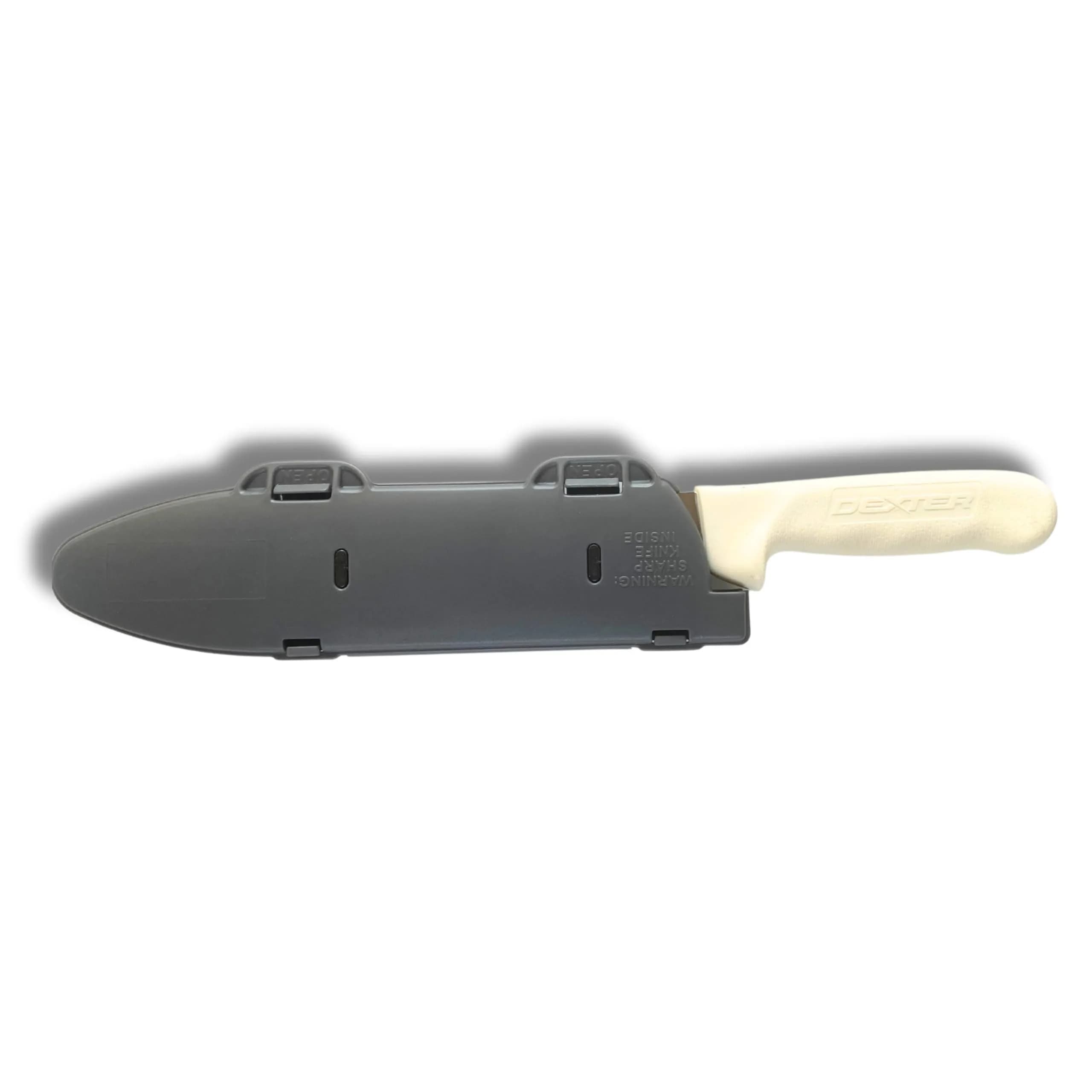 Agilux Blade Guard™ Locking Kitchen Knife Blade Protector (Grey, 8in) | Safer Storage & Transport — Grey / 10in