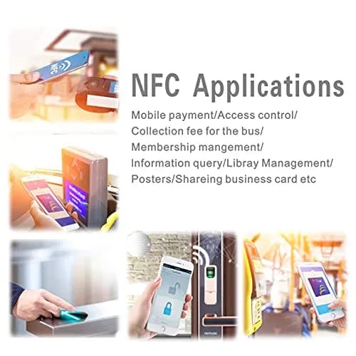 sanpopo NFC Cards NTAG215 Chip 50pcs Round 25mm | Compatible with TagMo & NFC Devices thumbnail 5