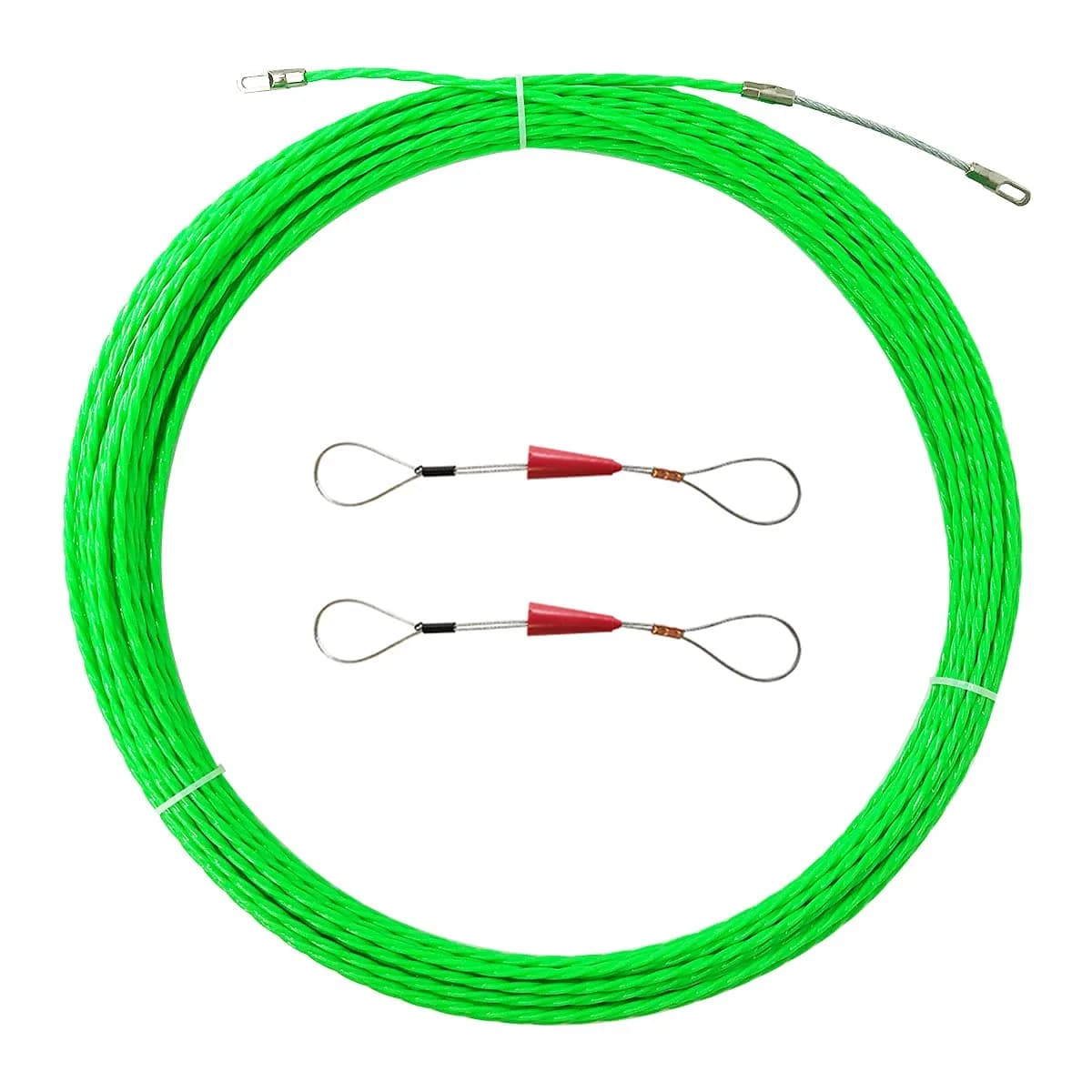 VGongTech 10m (33ft) PET Fish Tape Cable Puller Kit | Non-Conductive Wire Guide for Electrical & Network Cables - main product image