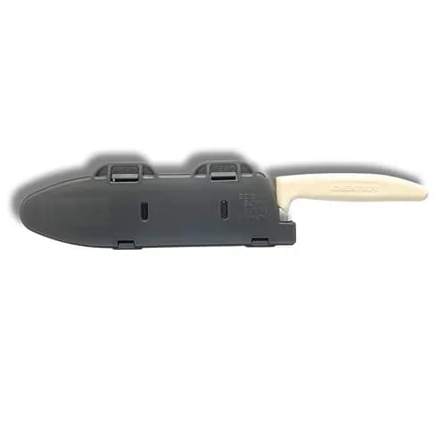 Agilux Blade Guard™ Locking Kitchen Knife Blade Protector (Grey, 8in) | Safer Storage & Transport thumbnail 1