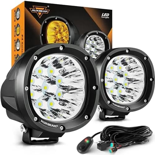 Auxbeam P4 Series 4-Inch 90W Round Off-Road Lights LED Spotlights 2-Pack | Bright, Impact-Resistant, Waterproof thumbnail 1