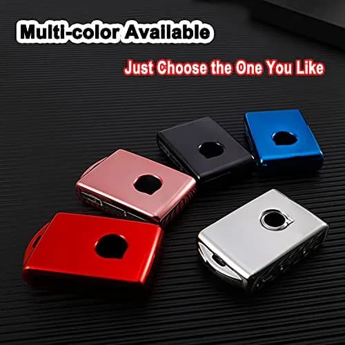 Arruweer Black Soft TPU Key Fob Cover for Volvo XC40 XC60 XC90 S90 V90 | Full Protection Smart Key Case Holder thumbnail 5