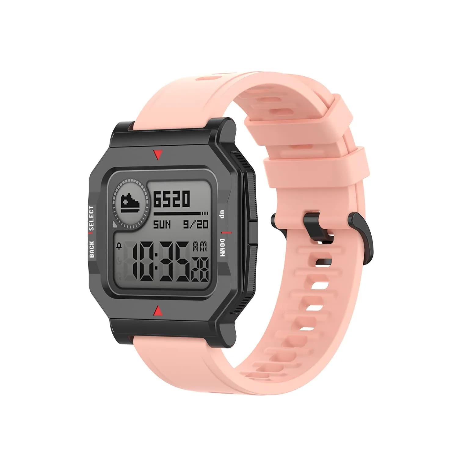 Senter Soft Silicone Sport Replacement Strap Band 20mm | Compatible with Amazfit Neo, GTR 42mm, GTS, Bip, U & Samsung Galaxy Watch 41mm — Rose pink / 20mm