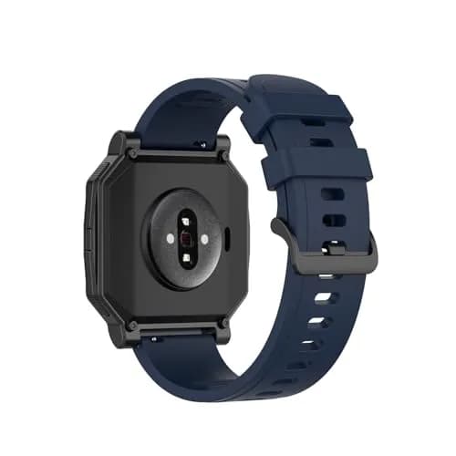 Senter Soft Silicone Sport Replacement Band for Amazfit GTR 42mm/GTS 2/Bip U/Samsung Galaxy Watch 42mm, Midnight Blue (20mm) thumbnail 2