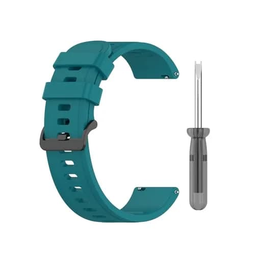 Senter Dark Green Silicone Sport Replacement Band for Amazfit Neo/GTR 42mm/GTS 20mm | Quick Release & Comfortable thumbnail 3