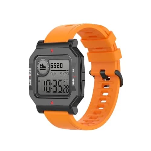 Senter Soft Silicone Sport Replacement Strap Band 20mm | Compatible with Amazfit Neo, GTR 42mm, GTS, Bip, U & Samsung Galaxy Watch 41mm thumbnail 1