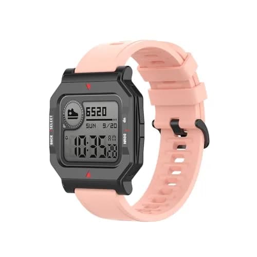 Senter 20mm Silicone Sport Replacement Watch Band Compatible with Amazfit Neo/GTR 42mm/ GTS/ GTS 2/ GTS 2e/ GTS 2 Mini/Bip/Bip Lite/Bip S/Bip U, Dark Green/White/Midnight Blue/Pink/Orange | Sweat-Resistant thumbnail 4