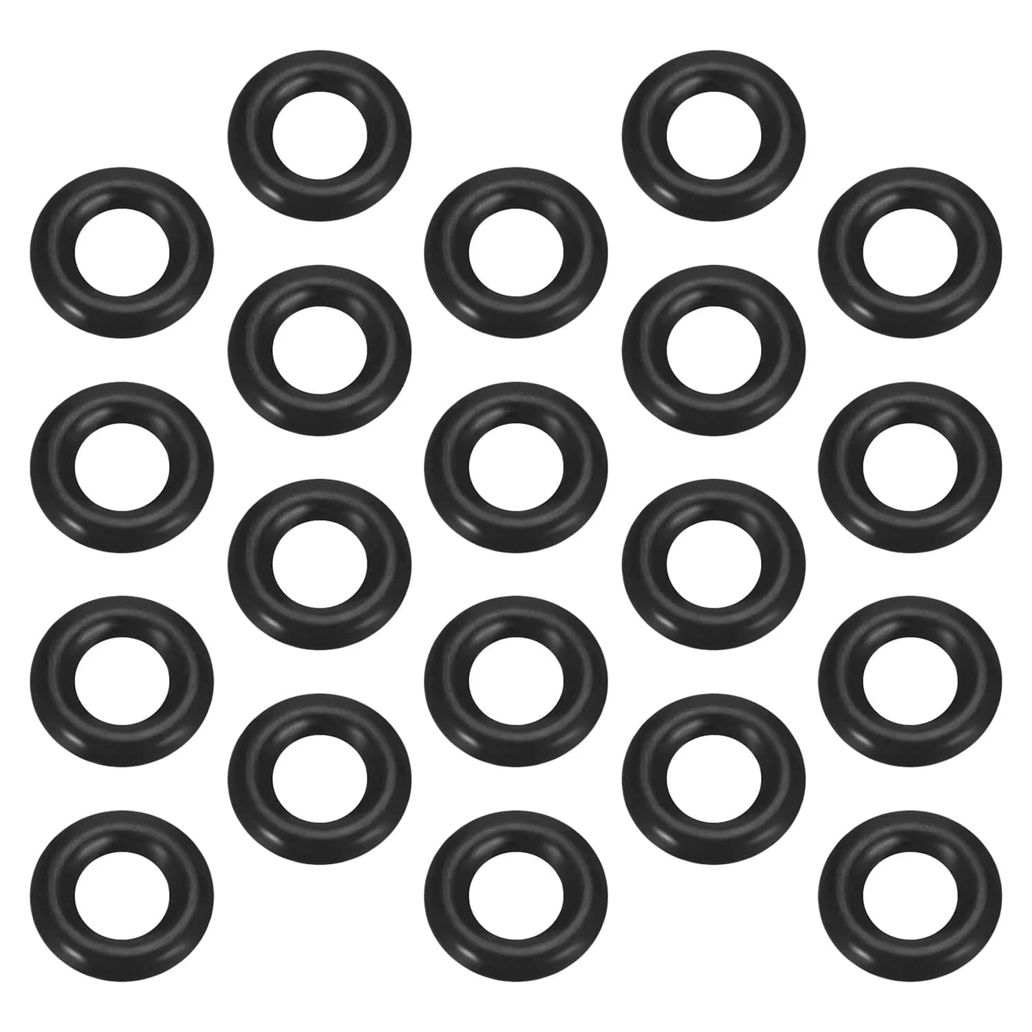 Aicosineg Buna-N O-Ring 25x20x2.5mm | Nitrile Rubber Seal for Plumbing & Mechanical Use — 10x5x2.5mm 200pcs