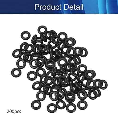 Aicosineg 200Pcs Buna-N O-Ring 10x5x2.5mm | Nitrile Rubber Seals for Plumbing & Mechanical Use thumbnail 4