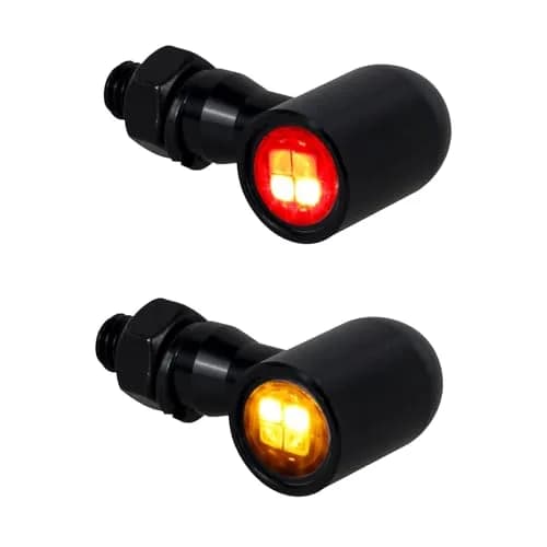 QUASCO Mini LED Motorcycle Turn Signals Brake Tail Light Pair | Universal 12V DC Rear Fitment thumbnail 1