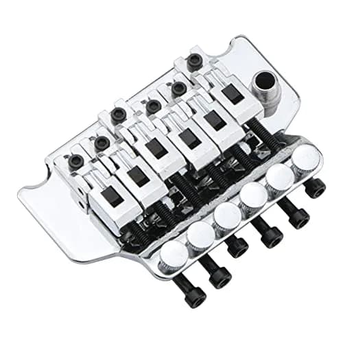 Swhmc Chrome Tremolo Bridge for Strat - Double Locking Floyd Rose Type | Guitar Bridge Upgrade thumbnail 5
