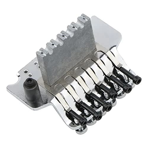 Swhmc Chrome Tremolo Bridge for Strat - Double Locking Floyd Rose Type | Guitar Bridge Upgrade thumbnail 3