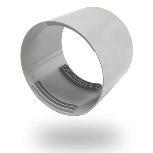 Qualward Portable Air Conditioner Hose 5.1 Inch Diameter Anti-Clockwise Exhaust Vent | Extends to 80 Inches thumbnail 1