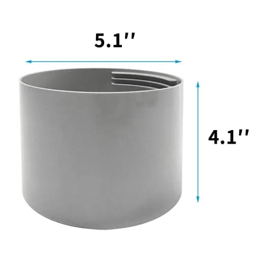 Qualward Portable Air Conditioner Hose 5.1 Inch Diameter Anti-Clockwise Exhaust Vent | Extends to 80 Inches thumbnail 2