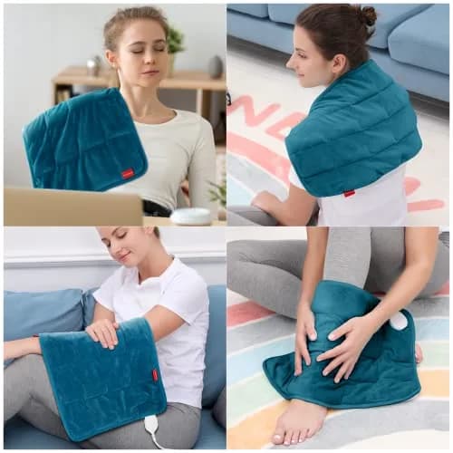 Comfytemp Weighted Heating Pad for Back & Period 12x24 in | Auto 2H Off, FSA Eligible thumbnail 8