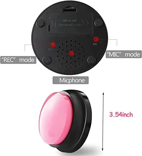 OFVENS Voice Recording Button 4 Packs | Record & Playback for Pet Training & Fun Gifts thumbnail 5