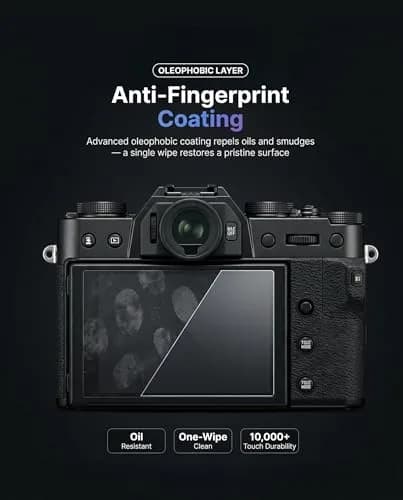 iDaPro Screen Protector for Fujifilm X-T30 9H Tempered Glass | Scratch & Drop Resistant thumbnail 9
