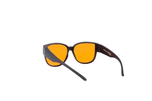 BRADDELL OPTICS Orange Blue Light Blocking Clip-On Glasses | Filters 99% Blue Light thumbnail 2