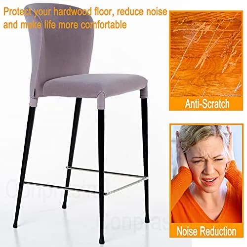 Conprasim Extra Small Silicone Chair Leg Floor Protectors 24 Pack | Prevents Scratches & Noise on Hardwood Floors thumbnail 4
