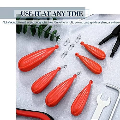 Skylety Fishing Practice Plug Set | Improve Casting Skills with 6 Sizes (6 Pieces) thumbnail 5