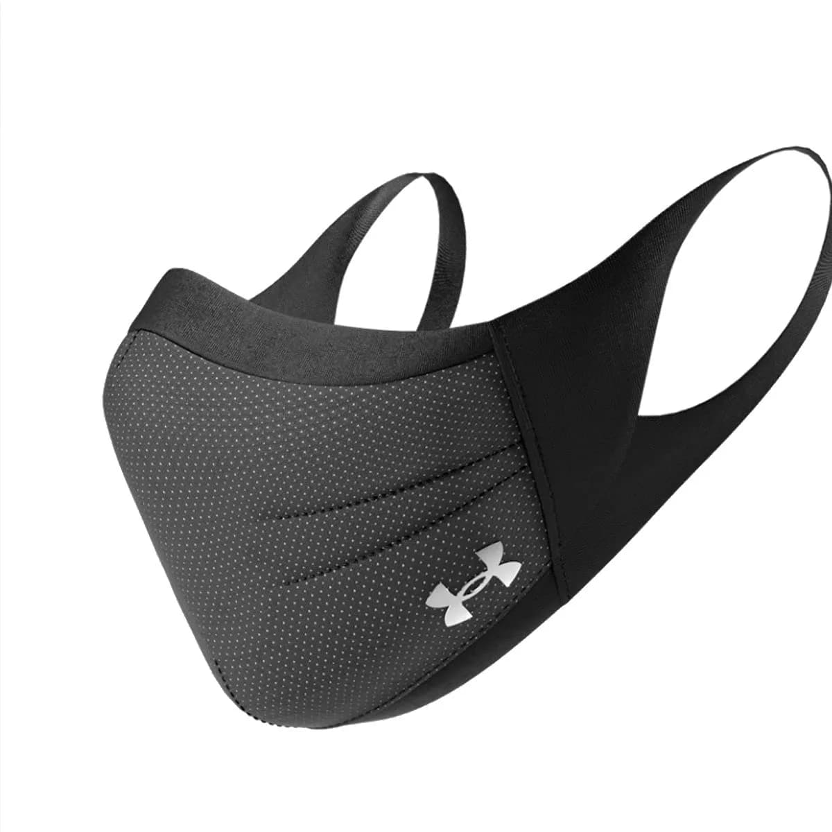Under Armour Unisex Sports MaskDISC, Pitch Gray (013)/Silver Chrome, Large/X-Large | Breathable & Cool-Touch Fabric — Large/X-Large