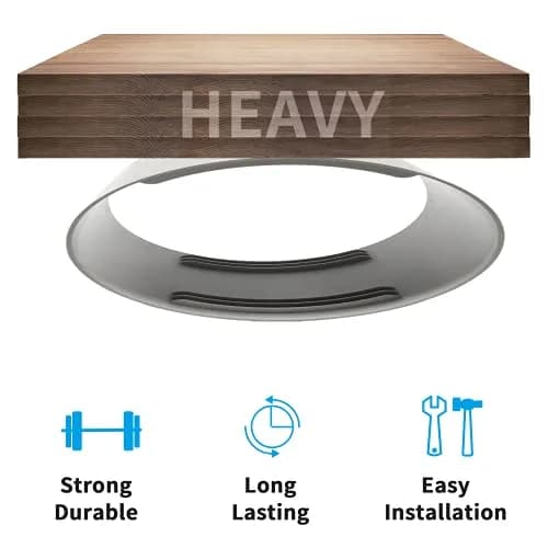 Qualward 5.9" Portable AC Exhaust Hose Extension Coupler | Universal Fit for Clockwise & Counter-Clockwise Hoses thumbnail 6