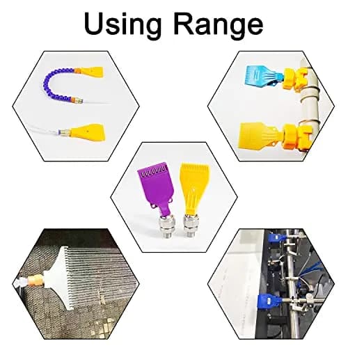 Aopin G1/4 Male ABS Wind Nozzle - Flat Air Jet, 92mm x 42mm | 2 Pcs for Dust Removal & Air Drying thumbnail 4