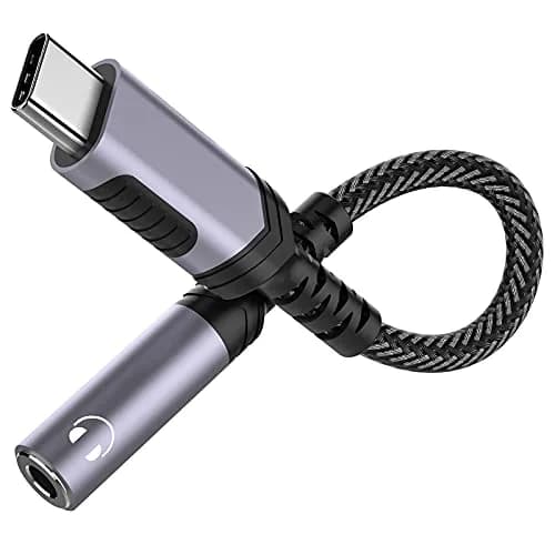 iMangoo USB C to 3.5mm Headphone Adapter | High-Quality DAC, Compact & Durable (9.6cm) thumbnail 1