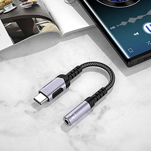 iMangoo USB C to 3.5mm Headphone Adapter | High-Quality DAC, Compact & Durable (9.6cm) thumbnail 5