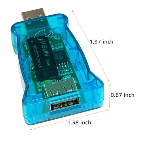 DSD TECH SH-G01A USB Isolator with ADUM3160 Chip 12Mbps | Industrial USB Noise Filter thumbnail 6