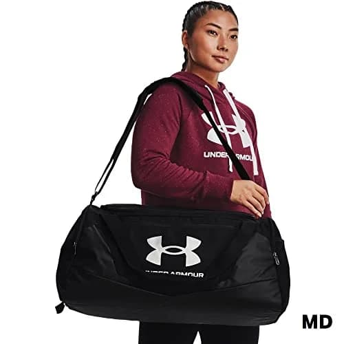 Under Armour Undeniable 5.0 Duffle Bag Black (001)/Metallic Silver X-Large 144L | Water-Repellent & Durable Gym Bag thumbnail 5
