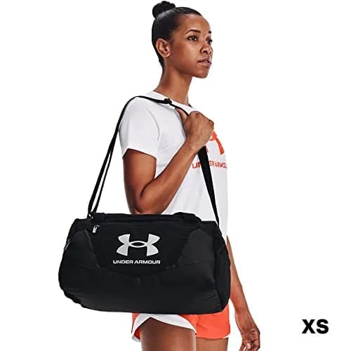 Under Armour Undeniable 5.0 Duffle Bag Black (001)/Metallic Silver X-Large 144L | Water-Repellent & Durable Gym Bag thumbnail 3