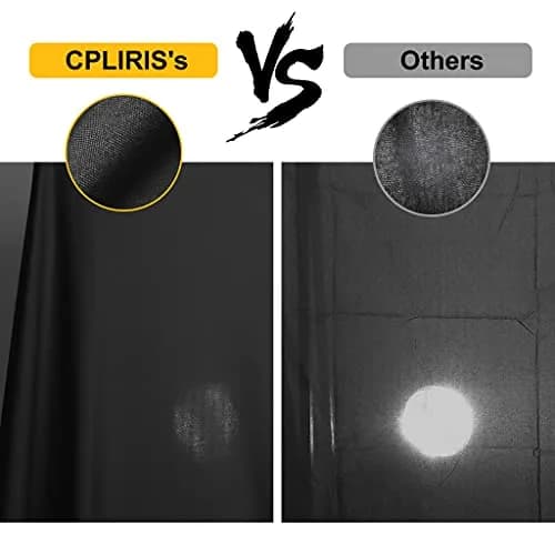 CPLIRIS 10x12ft Black Backdrop for Photography | Seamless Polyester Fabric for Portrait & Video thumbnail 3
